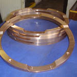 Draaiwerk messing ringen